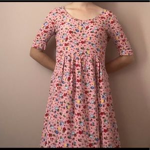 flower print babydoll dress